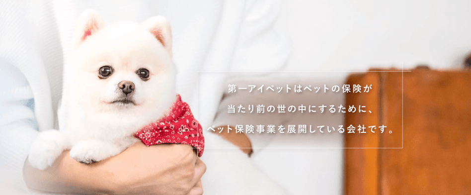 第一アイペット損害保険のヘッダー
