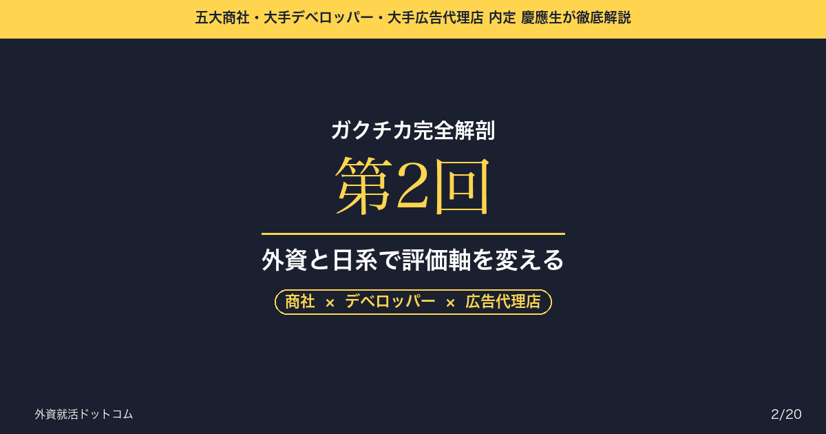 【ガクチカ完全解剖 第2回】VS外資──ロジックか、泥臭さか。戦略コンサルと日系トップ企業で「評価の軸」を変えるカメレオン戦略
